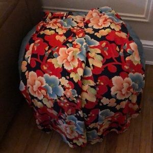 Loft Wide Leg Cropped Pants